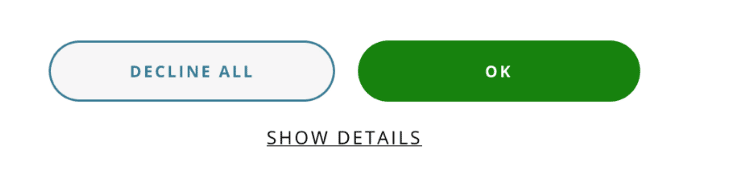 GDPR cookie compliance checklist – insert a reject button in your cookie banner to comply with the GDPR