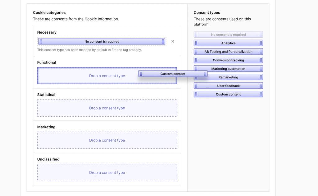 Mapping consents in Piwik PRO Tag Manager