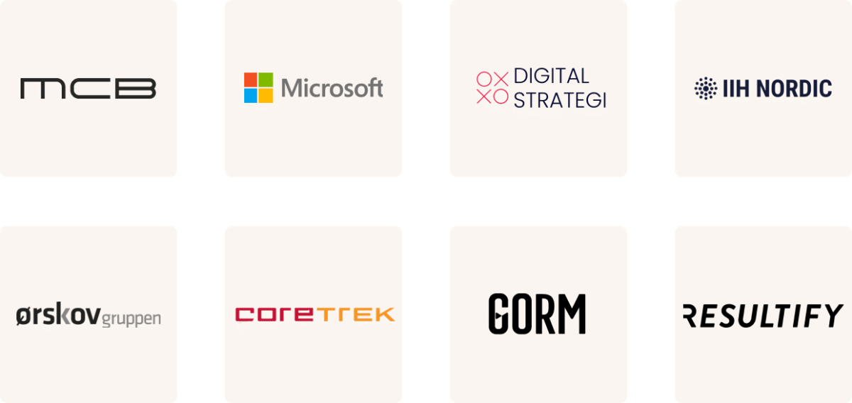 Some of Cookie Information's partners (logos)