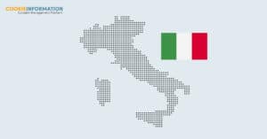 Immagine dell'Italia con la bandiera italiana: nuove linee guida sui cookie in Italia