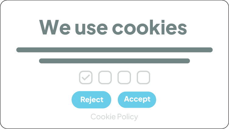 Compliant cookie banner example