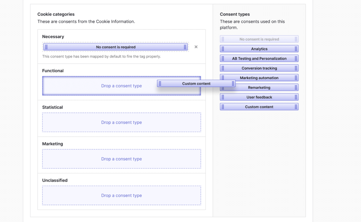 Mapping consents in Piwik PRO Tag Manager