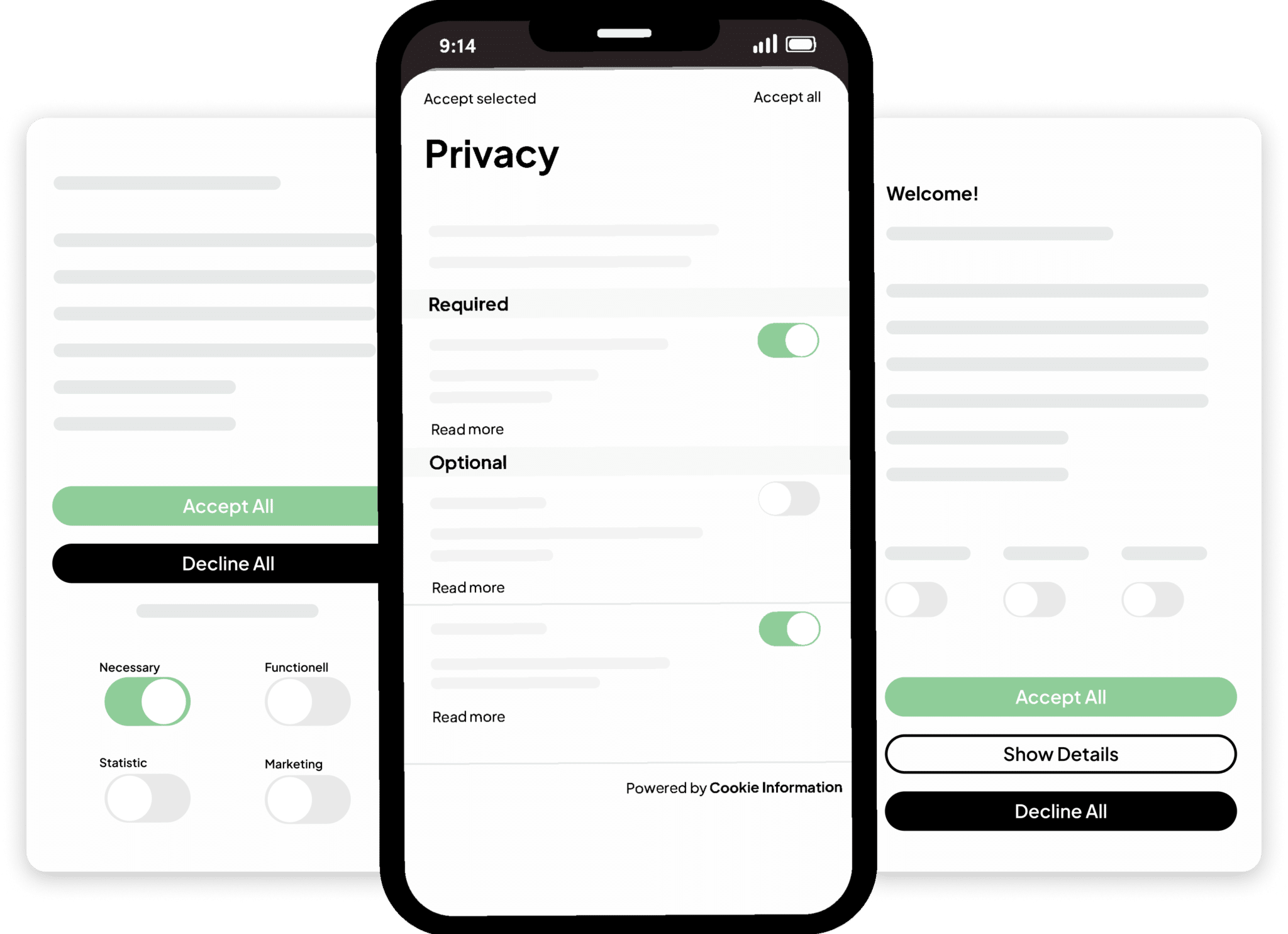 Mobile App Consent Cookie Information